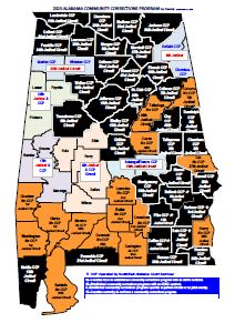 Community Corrections Map
